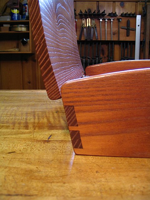 Detail of Back Dovetails from End